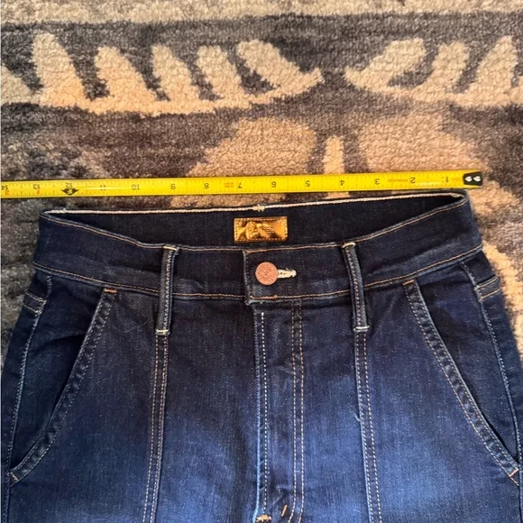 Mother the Rambler Cargo Dark Blue Jeans